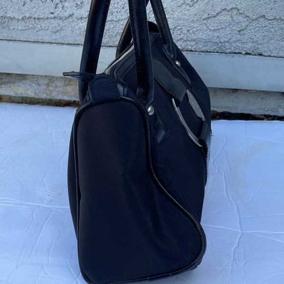 ANNE KLEIN PURSE LEATHER TRIM HANDBAG SHOULDER - Picture 7 of 11